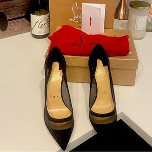Christian Louboutin Galativi 100 Veau Velour/Rete